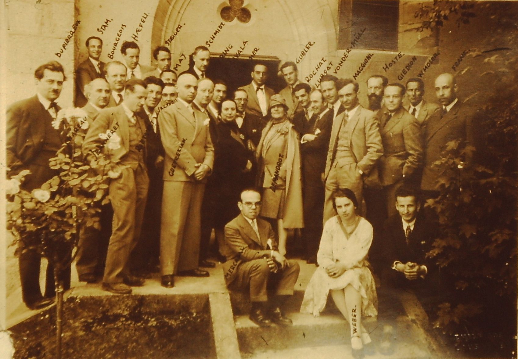 I partecipanti al primo CIAM a La Sarraz, 1928